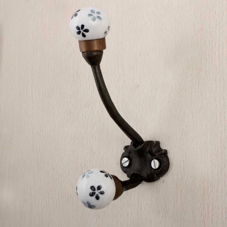 Black Grey Tiny Iron Hooks-EHG-53